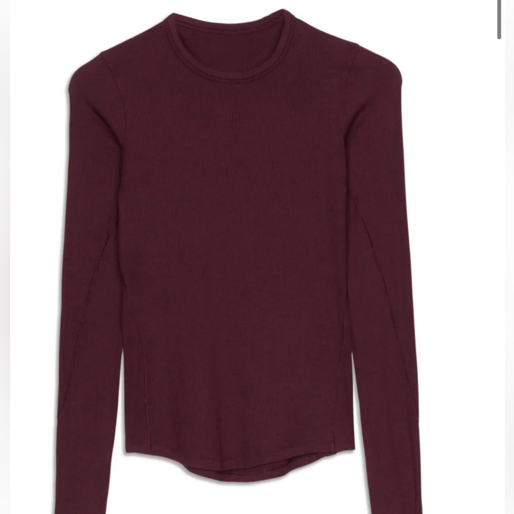 Lululemon hold tight long sleeve - dark purple size 6